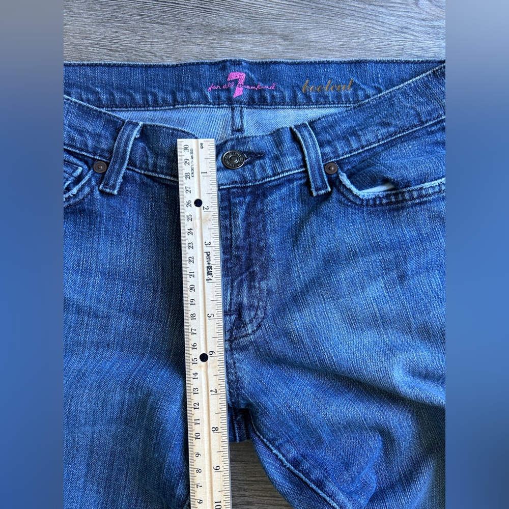 7 For all Mankind Bootcut Jeans - Size 30 - Picture 3 of 4